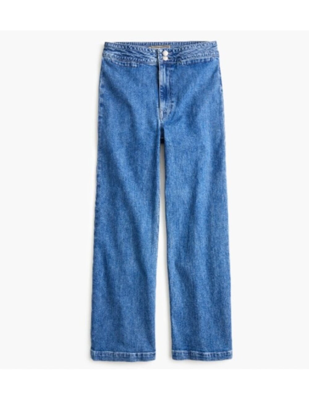 Point Sur High Rise Wide Leg Eco Jean in Bright Ocean Wash Nautical Women's 25 - Picture 3 of 9
